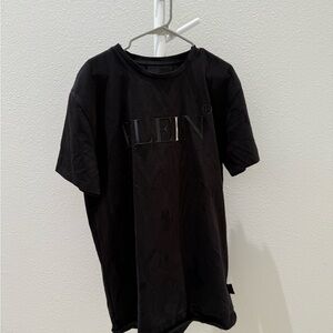 Philipp Plein Black Short Sleeve Tee Dress